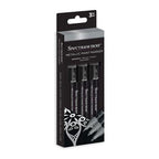 Simon Says Stamp! Spectrum Noir QUICKSILVER Metallic Paint Marker Set Of 3 sn-mtpm-sil3