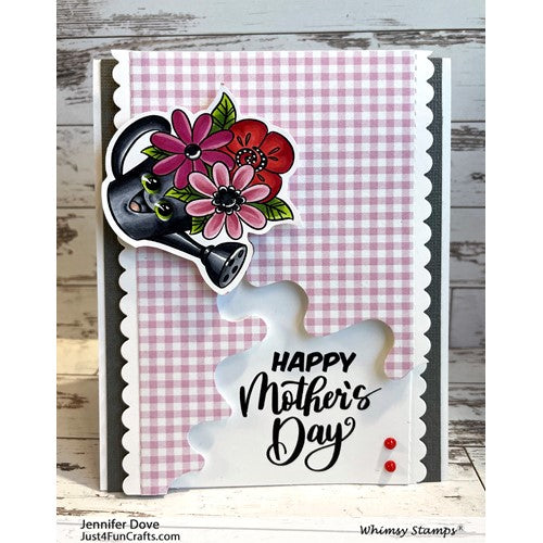 Simon Says Stamp! Whimsy Stamps MOMS DAY Clear Stamps KHB194a*