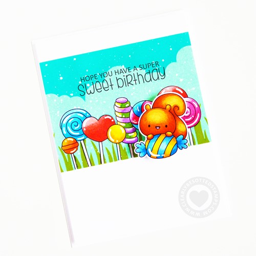 Simon Says Stamp! Clearly Besotted SUGAR RUSH PLUSHIES Clear Stamps