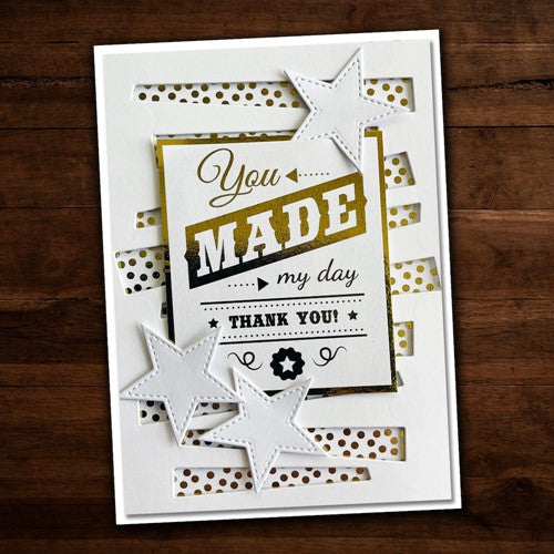 Simon Says Stamp! Paper Rose GOLD BASICS 1.0 12x12 Foil Paper Pack 25348