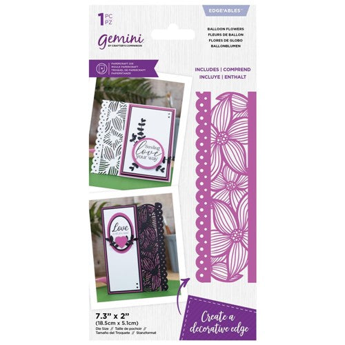 Simon Says Stamp! Gemini BALLOON FLOWERS Die gem-md-edg-bafl*
