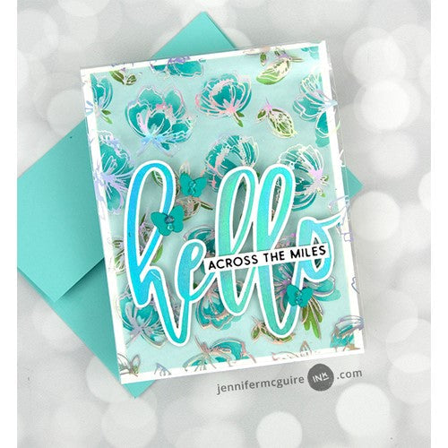 Simon Says Stamp! Waffle Flower ORGANIC FLORAL Hot Foil Plate 421034 | color-code:ALT1