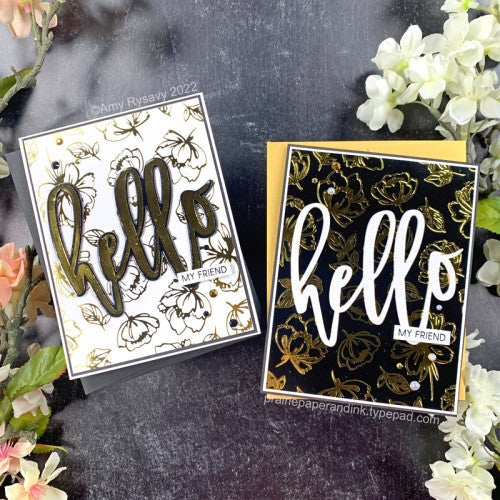 Simon Says Stamp! Waffle Flower ORGANIC FLORAL Hot Foil Plate 421034 | color-code:ALT2