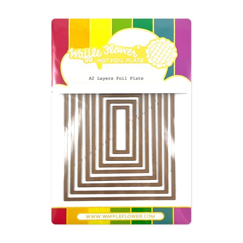 Simon Says Stamp! Waffle Flower A2 LAYERING Hot Foil Plates 421032