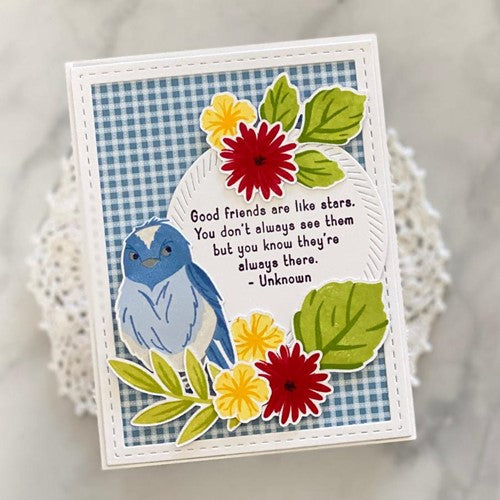 Simon Says Stamp! Papertrey Ink Inside Greetings QUOTES FOR FRIENDSHIP Clear Stamps 1382