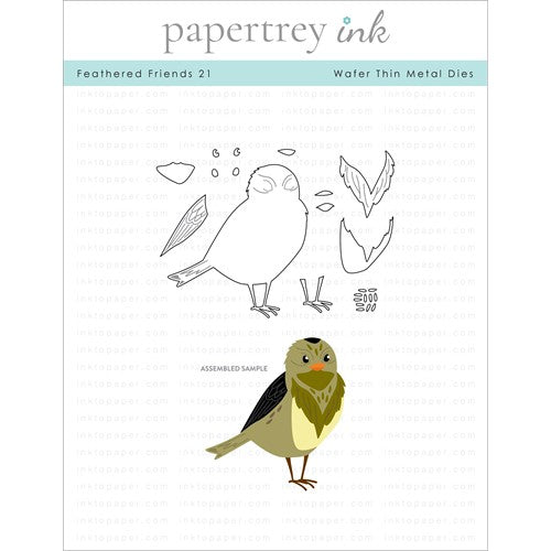 Simon Says Stamp! Papertrey Ink FEATHERED FRIENDS 21 Dies PTI-0408
