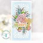 Simon Says Stamp! Trinity Stamps FOILING FLORALS Foil And Cut Hotfoil Die tmd-124