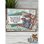 Simon Says Stamp! Riley and Company Funny Bones TOMATO SOUP Cling Rubber Stamp RWD-1009