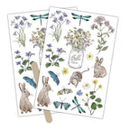 Simon Says Stamp! Craft Consortium WILDFLOWER MEADOW Rub On Sheets CCRUBT002