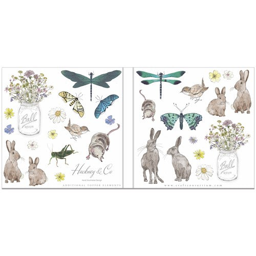 Simon Says Stamp! Craft Consortium WILDFLOWER MEADOW 6 x 6 Paper Pad CCEPAD033B