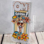 Simon Says Stamp! Whimsy Stamps OMGEE WORD AND SHADOW Dies WSD301a