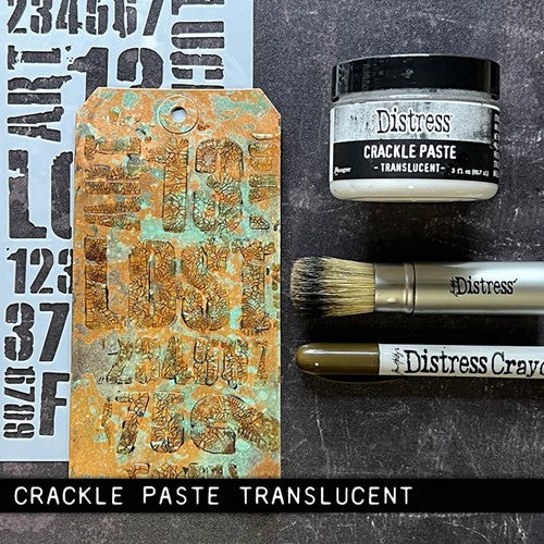Simon Says Stamp! Tim Holtz DISTRESS CRACKLE PASTE TRANSLUCENT Ranger tda79651