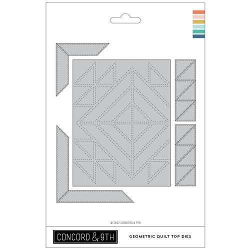 Simon Says Stamp! Concord & 9th GEOMETRIC QUILT TOP Dies 11351