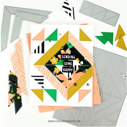 Simon Says Stamp! Concord & 9th GEOMETRIC QUILT TOP Dies 11351