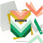 Simon Says Stamp! Concord & 9th CHEVRON QUILT TOP Dies 11352