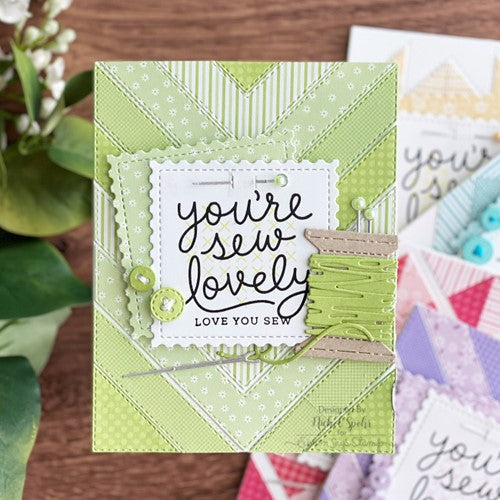 Simon Says Stamp! Concord & 9th CHEVRON QUILT TOP Dies 11352 | color-code:ALT3