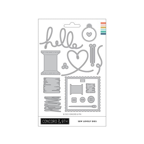 Simon Says Stamp! Concord & 9th SEW LOVELY Dies 11356