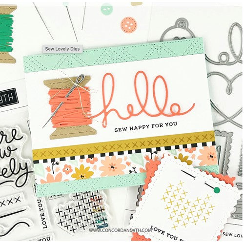Simon Says Stamp! Concord & 9th SEW LOVELY Dies 11356