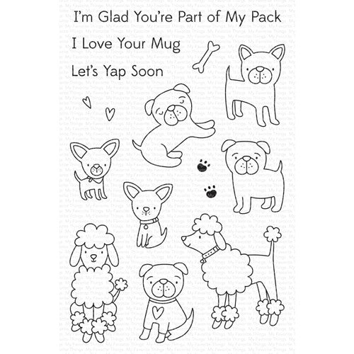 Simon Says Stamp! My Favorite Things DOG SQUAD Clear Stamps cs648