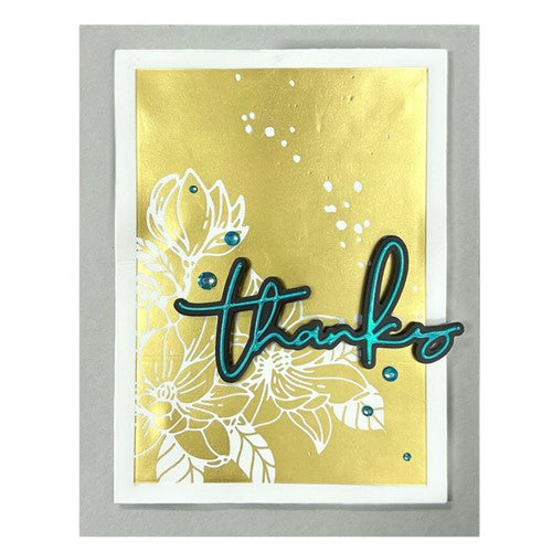 Simon Says Stamp! GLP-320 Spellbinders ESSENTIAL GLIMMER SOLID RECTANGLE Glimmer Hot Foil Plate