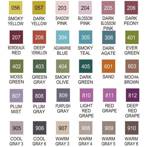 Simon Says Stamp! Zig Clean Color 30 COLOR SET A Real Brush 30va