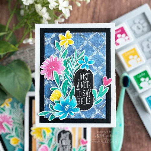 Simon Says Stamp! Simon Says Stamp BRUSHED FLOWERS Wafer Dies sssd112454c | color-code:ALT00