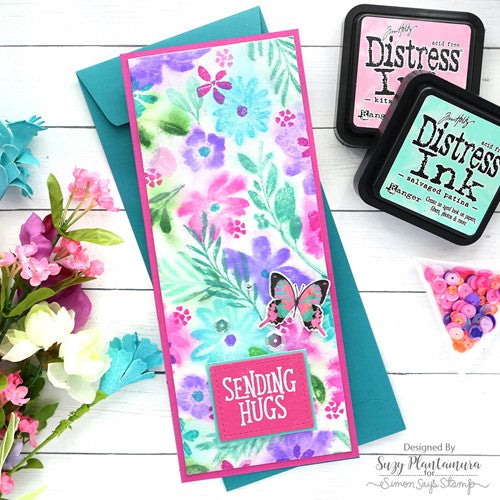 Simon Says Stamp! Simon Says Clear Stamps BRUSHED FLOWERS sss202392c | color-code:ALT23