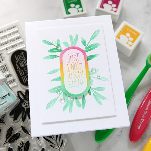 Simon Says Stamp! Simon Says Clear Stamps BRUSHED FLOWERS sss202392c | color-code:ALT42