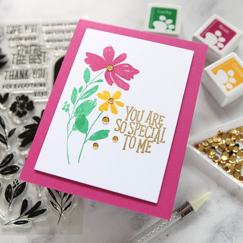 Simon Says Stamp! Simon Says Clear Stamps BRUSHED FLOWERS sss202392c | color-code:ALT4