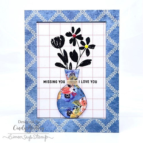 Simon Says Stamp! Simon Says Clear Stamps BRUSHED FLOWERS sss202392c | color-code:ALT81