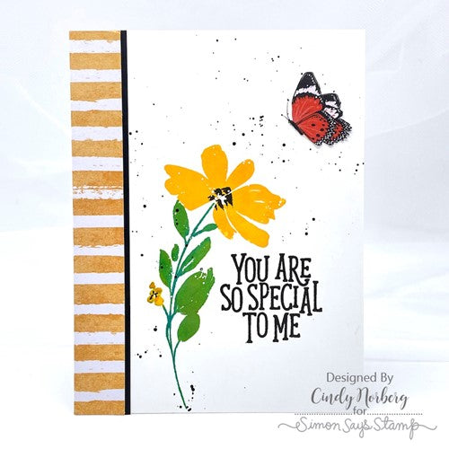 Simon Says Stamp! Simon Says Clear Stamps BRUSHED FLOWERS sss202392c | color-code:ALT82