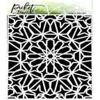 Simon Says Stamp! Picket Fence Studios RETRO BURST 6 x 6 Stencil sc297*