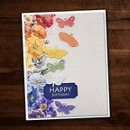 Simon Says Stamp! Paper Rose RAINBOW POPPIES A5 Sentiment Sheets 25603