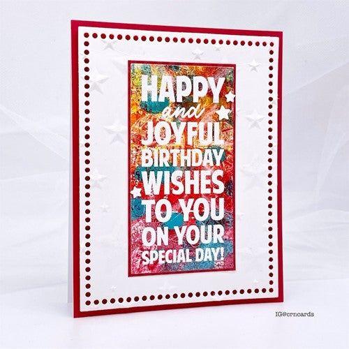 Simon Says Stamp! Simon Says Stamp XL STACKED GREETINGS Wafer Die sssd112569c