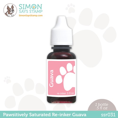 Simon Says Stamp! Simon Says Stamp Pawsitively Saturated RE-INKER GUAVA ssr031