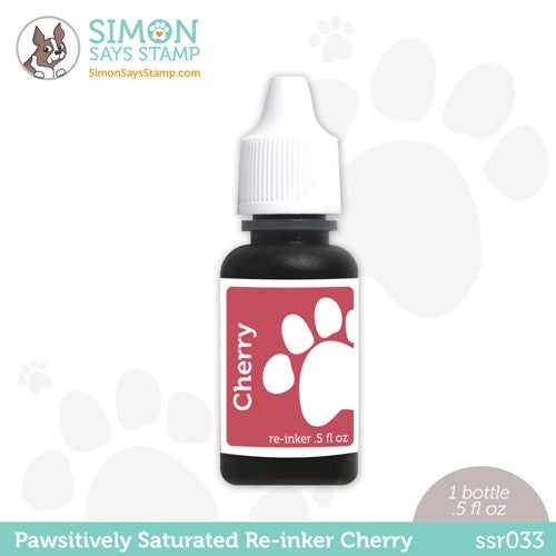 Simon Says Stamp! Simon Says Stamp Pawsitively Saturated RE-INKER CHERRY ssr033