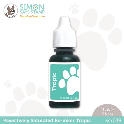 Simon Says Stamp! Simon Says Stamp Pawsitively Saturated RE-INKER TROPIC ssr038