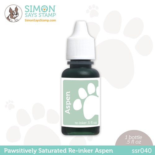 Simon Says Stamp! Simon Says Stamp Pawsitively Saturated RE-INKER ASPEN ssr040