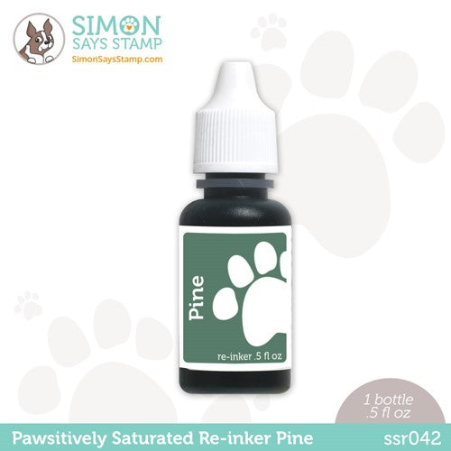 Simon Says Stamp! Simon Says Stamp Pawsitively Saturated RE-INKER PINE ssr042