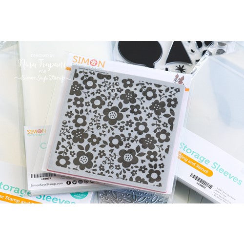 Simon Says Stamp! Simon Says Stamp 6.75 x 6.75 Clear Storage Sleeves 25 Pack st0069 | color-code:ALT0