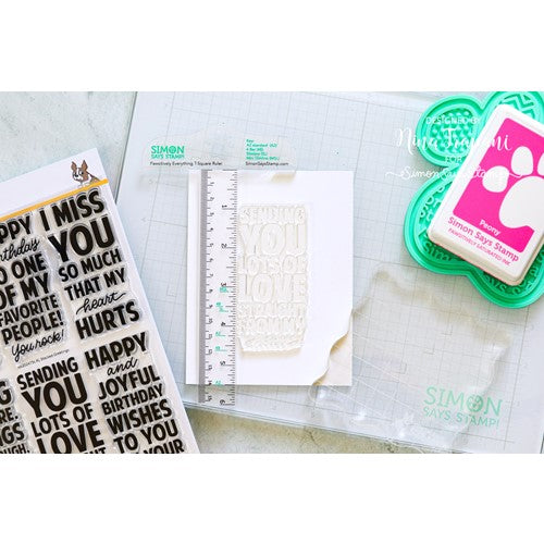 Simon Says Stamp! Simon Says Stamp Pawsitively Everything T SQUARE RULER st0067 | color-code:ALT00
