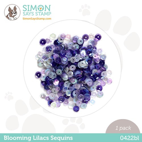 Simon Says Stamp! Simon Says Stamp Sequins BLOOMING LILACS 0422bl