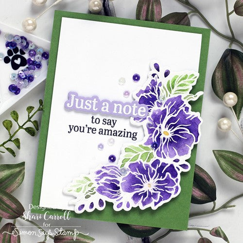 Simon Says Stamp! Simon Says Stamp Sequins BLOOMING LILACS 0422bl