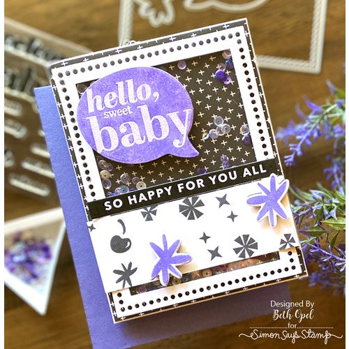 Simon Says Stamp! Simon Says Stamp Sequins BLOOMING LILACS 0422bl