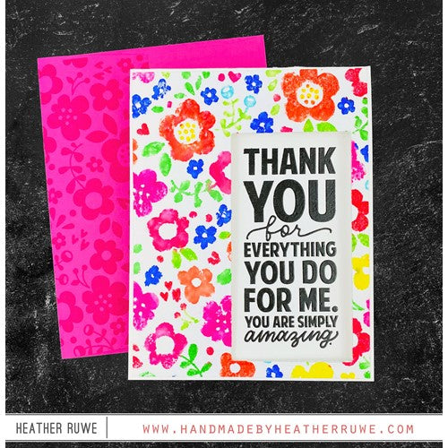 Simon Says Stamp! Simon Says Cling Stamps FLOWER FRENZY BACKGROUND sss102484 | color-code:ALT1