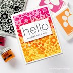 Simon Says Stamp! Simon Says Cling Stamps FLOWER FRENZY BACKGROUND sss102484 | color-code:ALT6