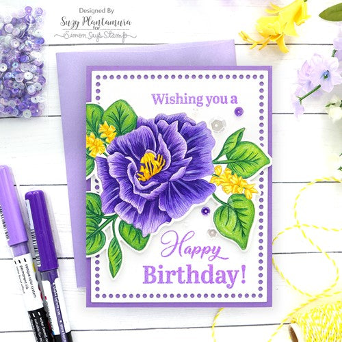 Simon Says Stamp! Simon Says Clear Stamps LISIANTHUS sss202494c | color-code:ALT1
