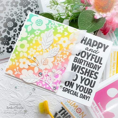 Simon Says Stamp! Simon Says Clear Stamps XL STACKED GREETINGS sss202473c | color-code:ALT03