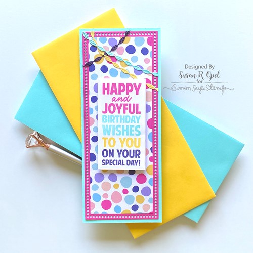 Simon Says Stamp! Simon Says Clear Stamps XL STACKED GREETINGS sss202473c
