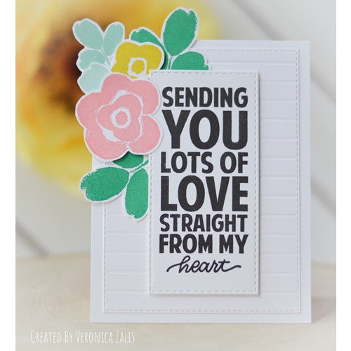 Simon Says Stamp! Simon Says Clear Stamps XL STACKED GREETINGS sss202473c